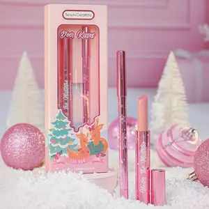 Deer Kisses Lip Duo - Limited Edition Set for Perfectly Plump and Defined Lips - Lipgloss, Gloss