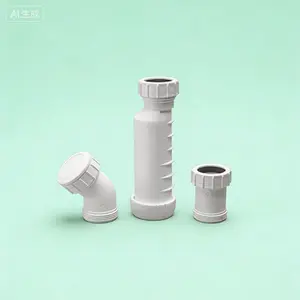 Upgraded HepvO Waterless P-Trap 1-1/2 Inch One Way Sanitary Valve Dry Seal Technology Prevents Backflow of Air & Wastewater Reusable Five-Year Warranty Self-Sealing Trap