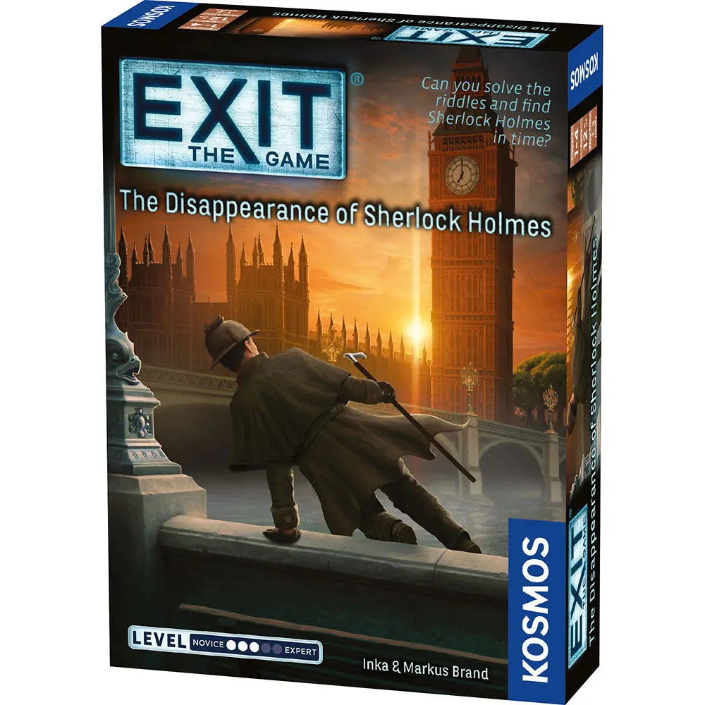 EXIT: The Game - The Disappearance of Sherlock Holmes, Cooperative Escape Room Puzzle Board Game, Family-Friendly for Group Play