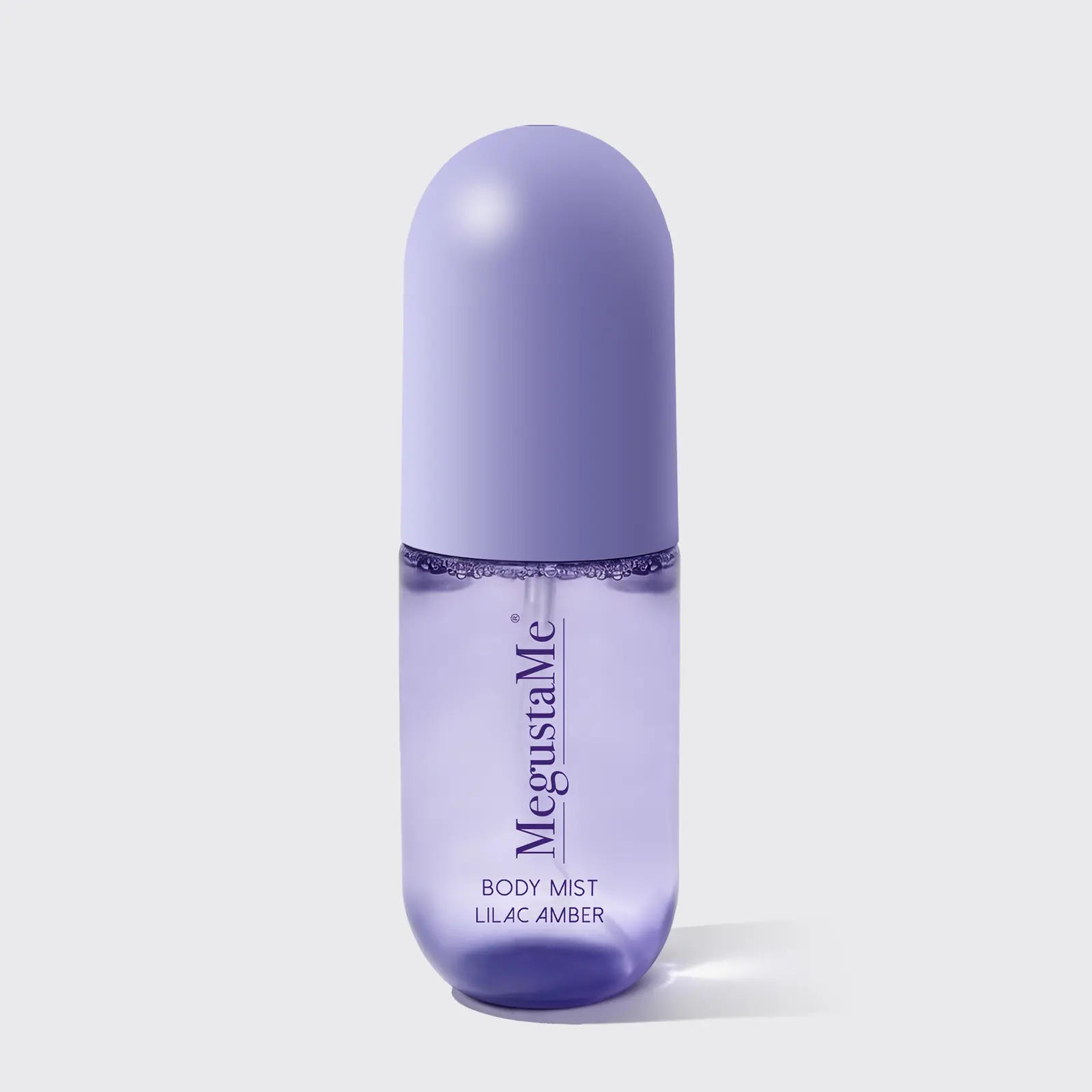 Body Mist Lilac Amber Fluffy Floral – 4D Hyaluronic Acid Hydrating Facial Mist, Layering Friendly Cozy Floral & Woody Scent, Skin Soothing Gift for Her, 3.4 Fl Oz
