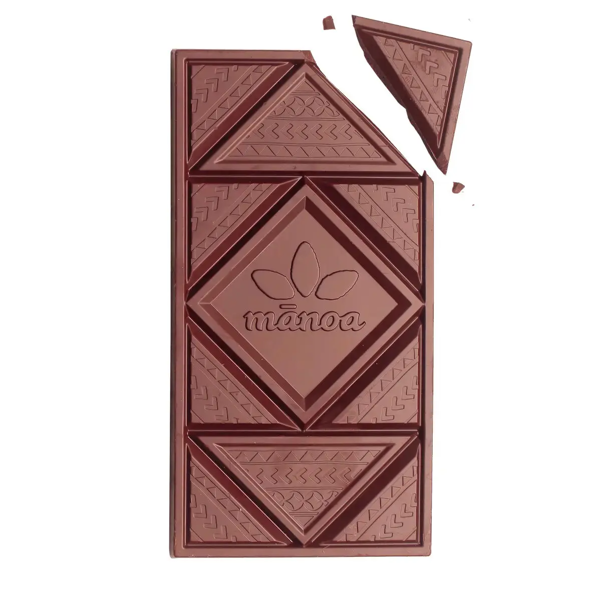 Manoa Artisanal Dark Chocolate Bar - Ko Hana Rum-Infused Hawaiian Candycopia Snack with Oak, Sugarcane, Caramel, Contains Cacao