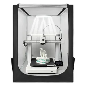 【fathersdaygift】VEVOR 3D Printer EnclosureDustproof Waterproof Large Oxford Cloth 3D Printer TentConstant Temperature Protective Case with LED LightingCompatible with Creality/ELEGOO/Anycubic Popular Models