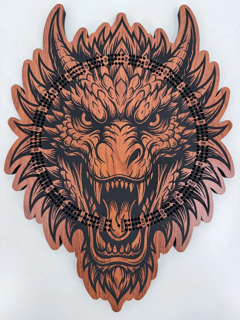 Dragon 3-Track Cribbage Board