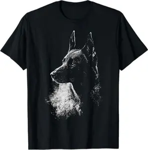 Belgian Malinois Dog Graphic Pet Belgian Malinois T-Shirt