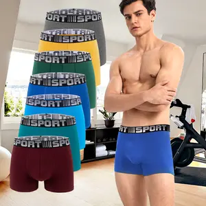 PIXUM Men's Underwear 7 Pack Cotton Boxer Briefs, Breathable, Comfortable, Soft, Multi-Color for 7 weekday all seasons, Stylish Top Menswear Gift for Husband and Families