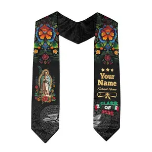 Custom Mexican Graduation Sash, Mexican American Flag Graduation Sash 2025, Mexican Stole Gift, Mexico Graduation Stole 2025