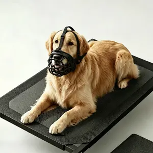 Adjustable Breathable Dog Muzzle for Biting, Chewing, Barking, and Training - Safe and Comfortable Mouth Cover for Small, Medium, and Large Dogs