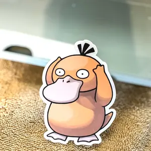 Psyduck Pokemon Matte sticker