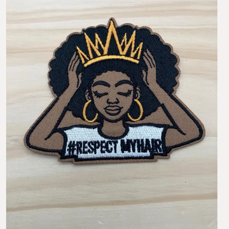 Embroidered Iron-On Patch, Versatile Decorative Accessory for Clothing, Bags, Hats
