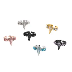 MARVEL Black Panther Ring - Zinc Alloy with 18mm Austrian Rhinestone Fashion Jewelry for Women