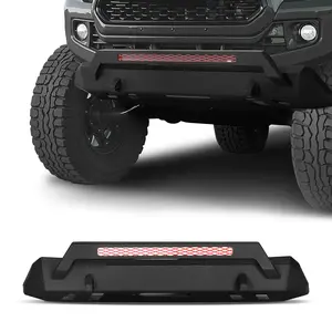【DealsForYouDays】VEVOR Front Bumper Compatible with 2016-2023 Toyota Tacoma (Excluding Tacoma TRD/Tacoma TRD Sport), Pickup Truck Bumper with Winch Plate D-Ring Mounts, Heavy-Duty Steel Front Bumpers with E-Coating and Bull Bar