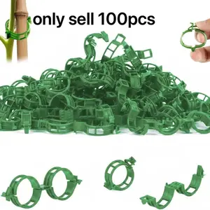 Plant Support Clips, Vegetables Plants, Garden Clips to Grow Upright Makes Plants Healthier, Greenhouse Garden Clips to Keep Plants Upright & Healthy, Garden Supplies, Greenhouse Accessories