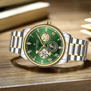 Elegant & Stylish Swiss Made Men's Watch - 42mm, 3-Eye 6-Hand Design, 30M Water Resistant Elegant & Stylish Swiss Made Men's Watch - 42mm, 3-Eye 6-Hand Design, 30M Water Resistant