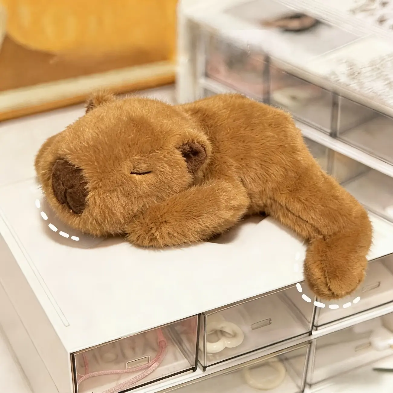 Paparazzi Plush Toy Series, Kawaii Capybara Soft Doll, Cute Stuffed Animals, Cute Animal Design, Gift, Stuffed Animal Gifts, Birthday Present, Holiday Gift, Cute Plush Figure