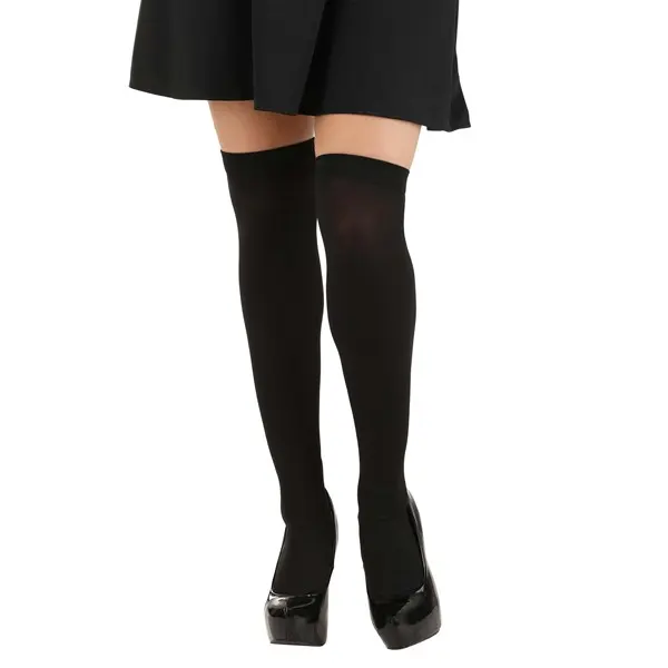 Women's Black Over The Knee Stockings