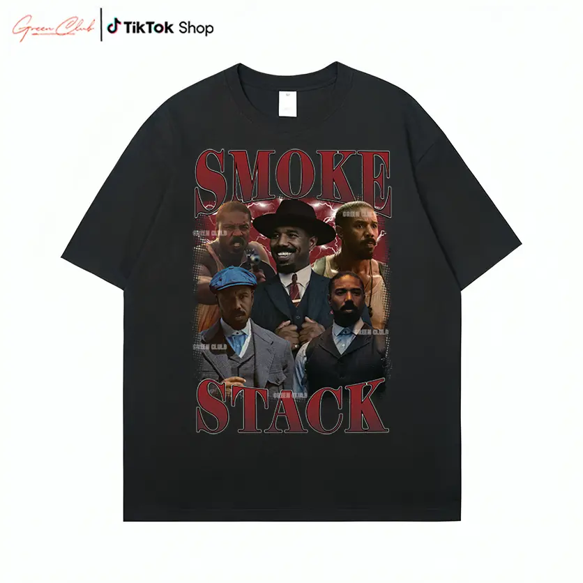 Smoke And Stack Movie Vintage Tee, Boys' Cotton Shirt, Trending unisex shirt sweatshirt hoodie Womenswear