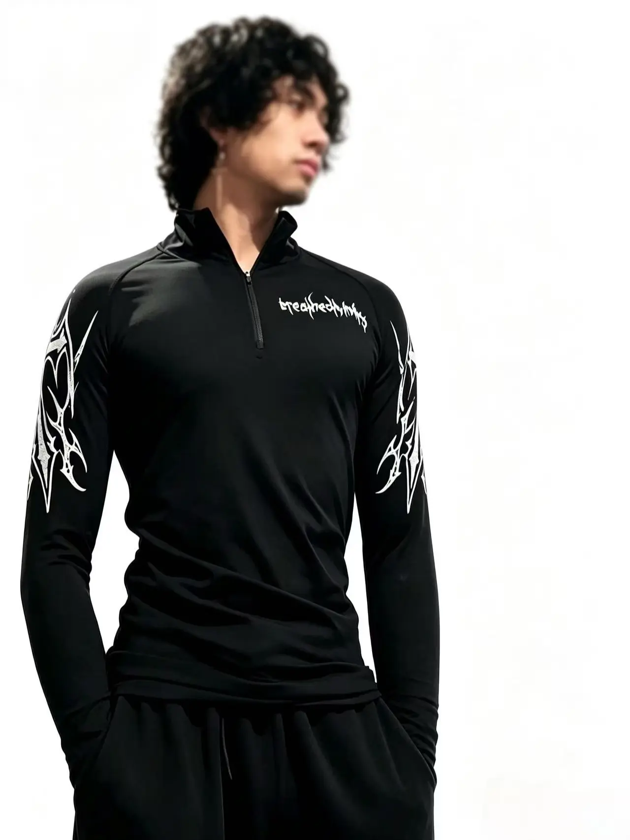 Men's Athlete Jacket - Slim-Fit Long-Sleeve Full-Zip Compression Performance Zip Jacket, Moisture-Wicking Sweatwear Exercise Gym Workout Sports Outerwear, Athlete Jackets