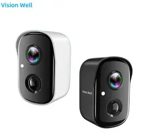 Vision Well Wireless Security Cameras for Home Outdoor ,Solar Powered ,1080P HD Clear Picture WiFi Security with Spotlight and Two-Way Audio,Eesy To Install