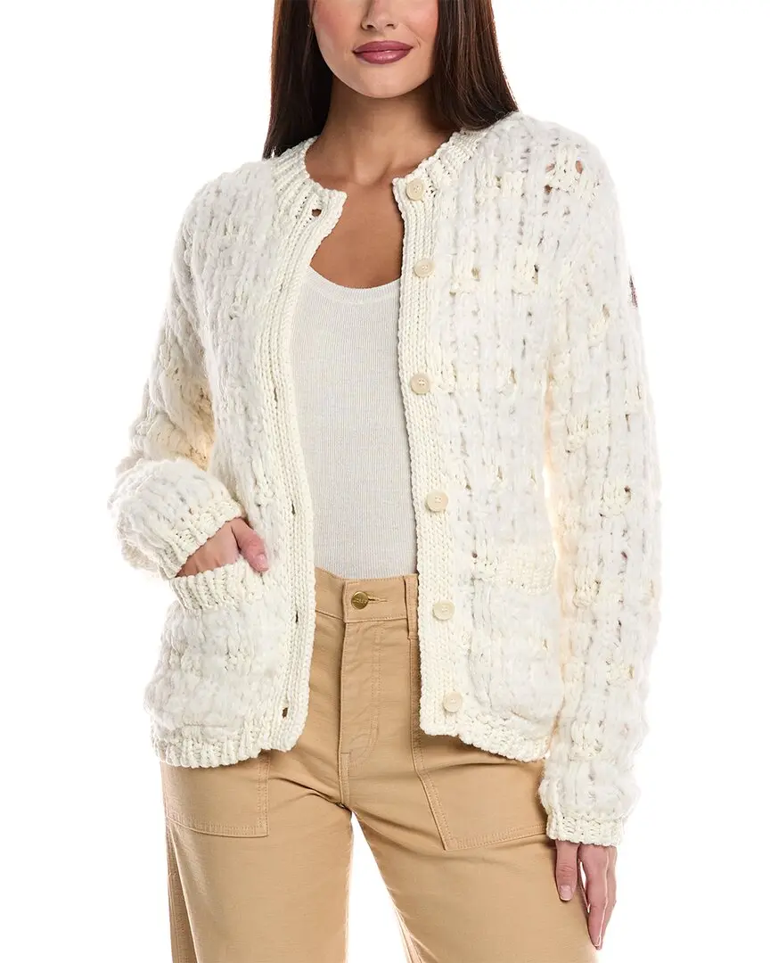 Moncler Wool & Alpaca-Blend Cardigan