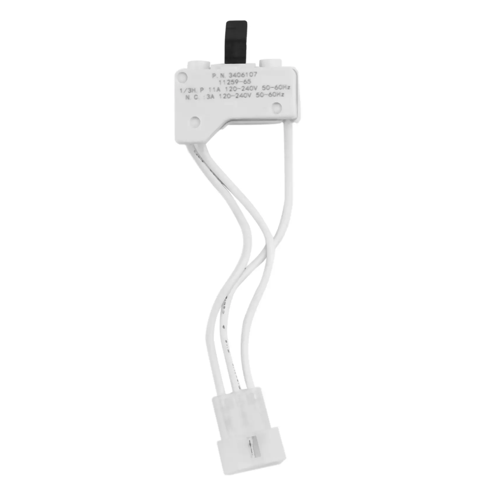 Non-OEM Dryer Door Safety Switch Replacement Part - On/Off Control, Compatible with 3406109, 3406107 for Kenmore, Maytag, Estate Appliances, Replacement Parts