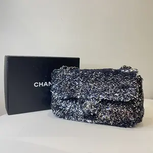 Pre-owned CHANEL Sequin Classic Flap (CF) Bag