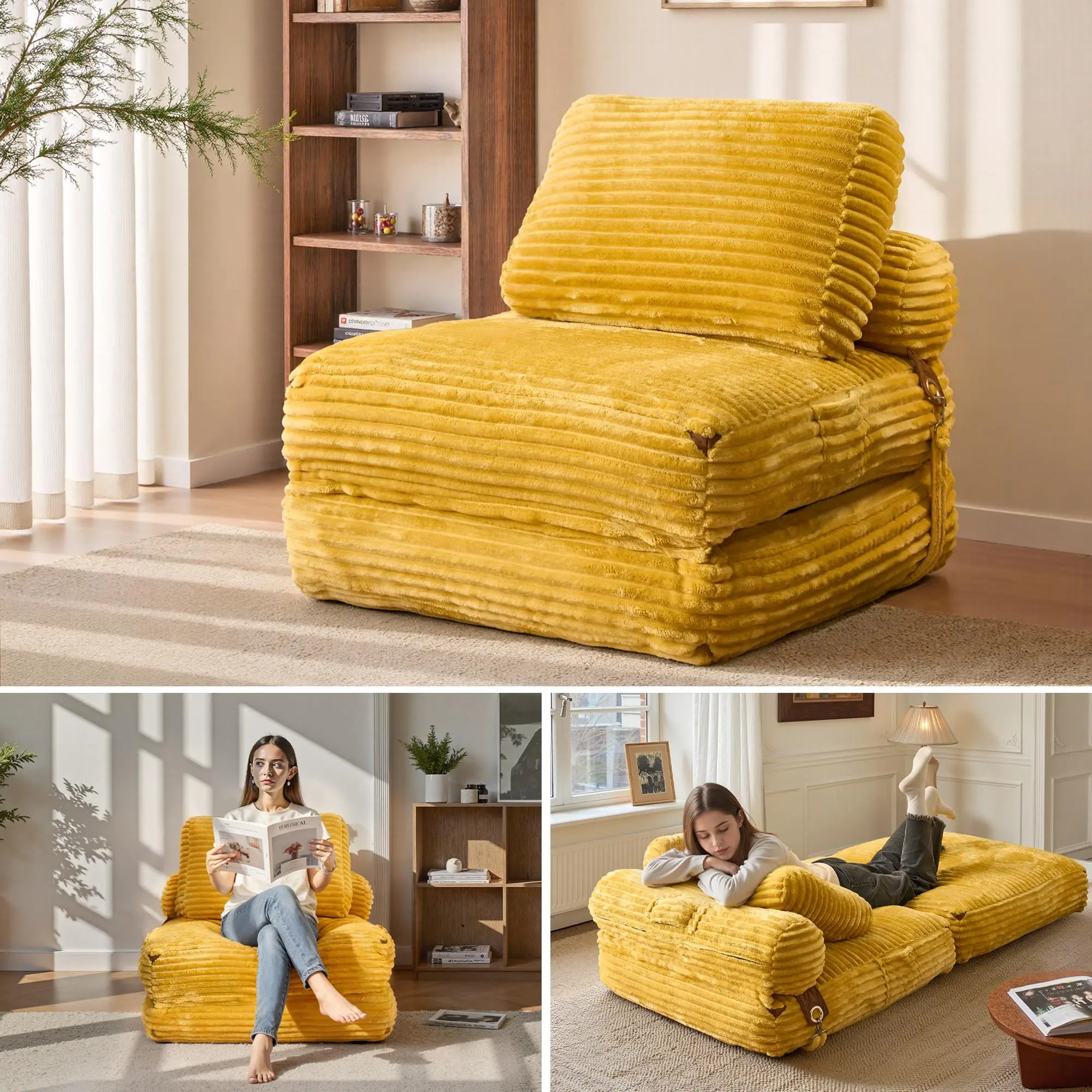 Yellow Plush Corduroy