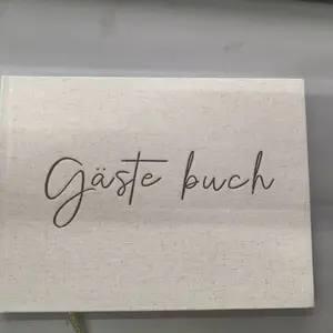 Wedding Guest Book Linen Birthday Party Message Board, Elegant Wedding Memory Book, Perfect Gift for Weddings and Birthdays