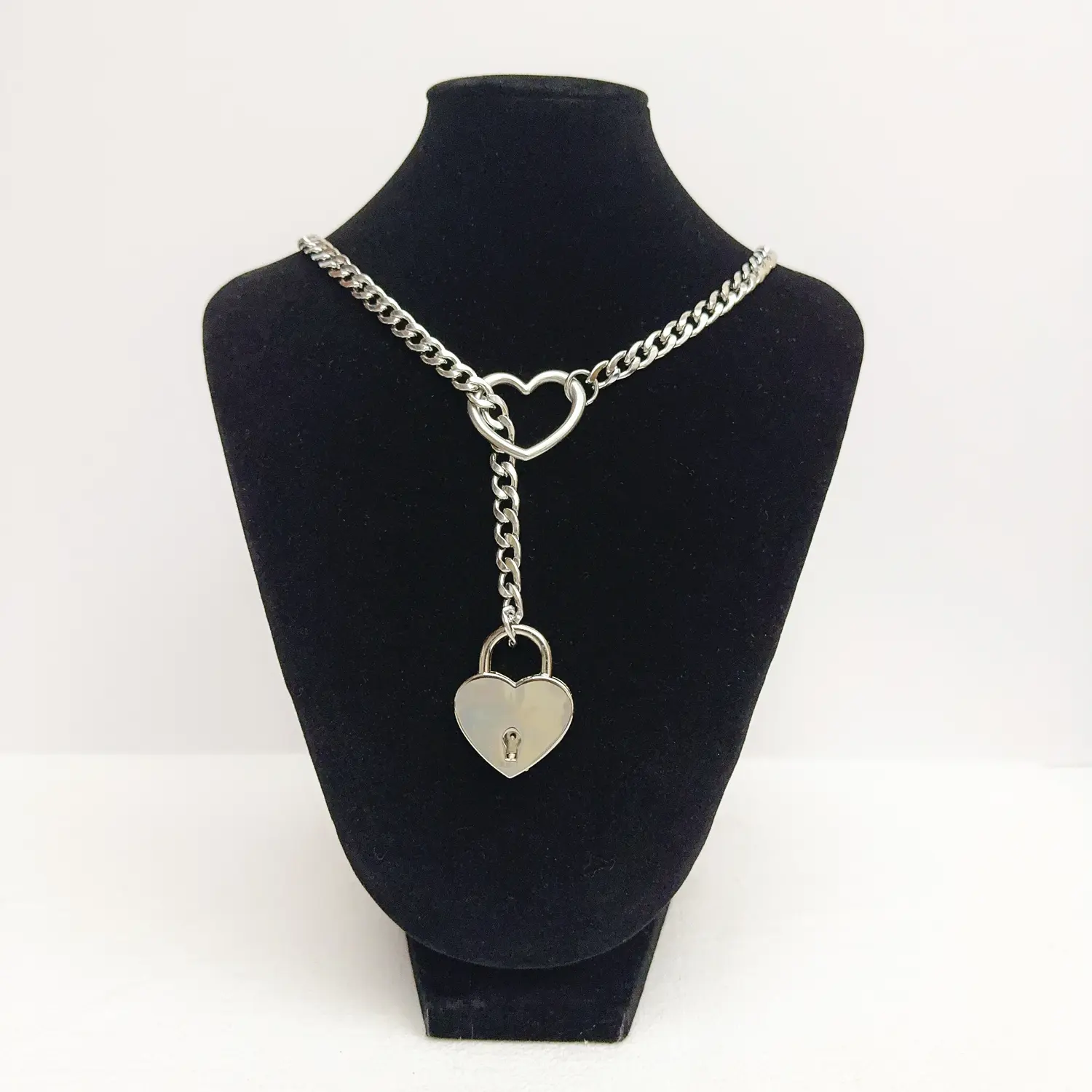 アクセサリー 40s sweet heart jewelry padlock necklace 6d44106e2ca04386b31764516b7881