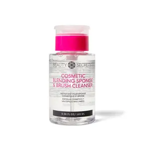 Beauty Secrets Cosmetic Blending Sponge and Brush Cleanser, Fragrance & Dye Free, Removes Dirt and Excess Residue, 5.58 Fl Oz