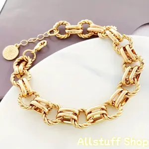 Women's Fashionable Alloy Chain Bracelet, Daily Wear Accessory, Perfect Gift for Women