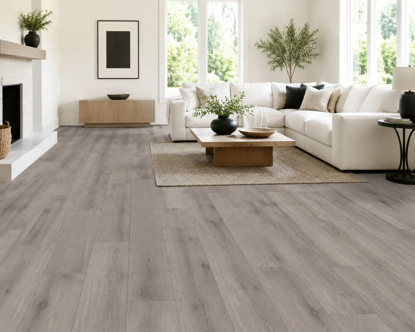 MSI Soho Rigid Plus Coastal Grey Luxury Vinyl Plank Flooring | Spotlight Savings