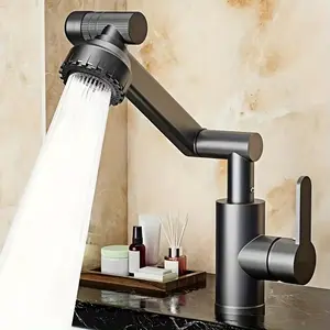 Universal Rotating Dual Mode Faucet, Waterfall Faucet, Home Kitchen & Bathroom Sink, Hot/cold Water Control, Environmentally Friendly Design, Adjustable Flow Control
