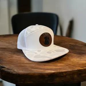 Casual Hat 7-Piece Accessory Set, Black Labs Matter Themed, White Color