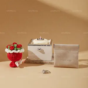 Magic Surprise Flip Ring Box Necklace Box Mini Bouquet sets - Buy 1 Get 1 Alloy Ring for Birthday day, Valentine's Day and Surprise Gifts Valentine Basket girlfriend gifts boyfriend gifts