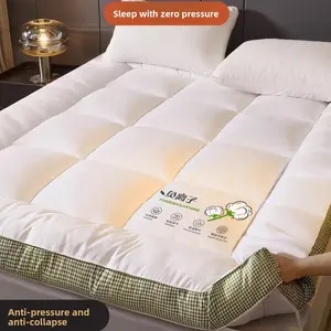 1count Premium Mattress Cover Stain Proof Soft Machine Washable Fitted Protector Quilted Mattress Topper for Home Hotel Bedding Comfort All Mattress Sizes