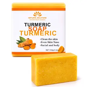 Turmeric Soap, Face & Body Cleansing Bar for Gentle Skin Care