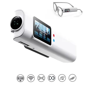 Mini FPV Eyeglasses Video Camera HD WiFi Intelligent Headset Glasses for Outdoor Sports & Daily Life Wearable with Automatic Exposure Control