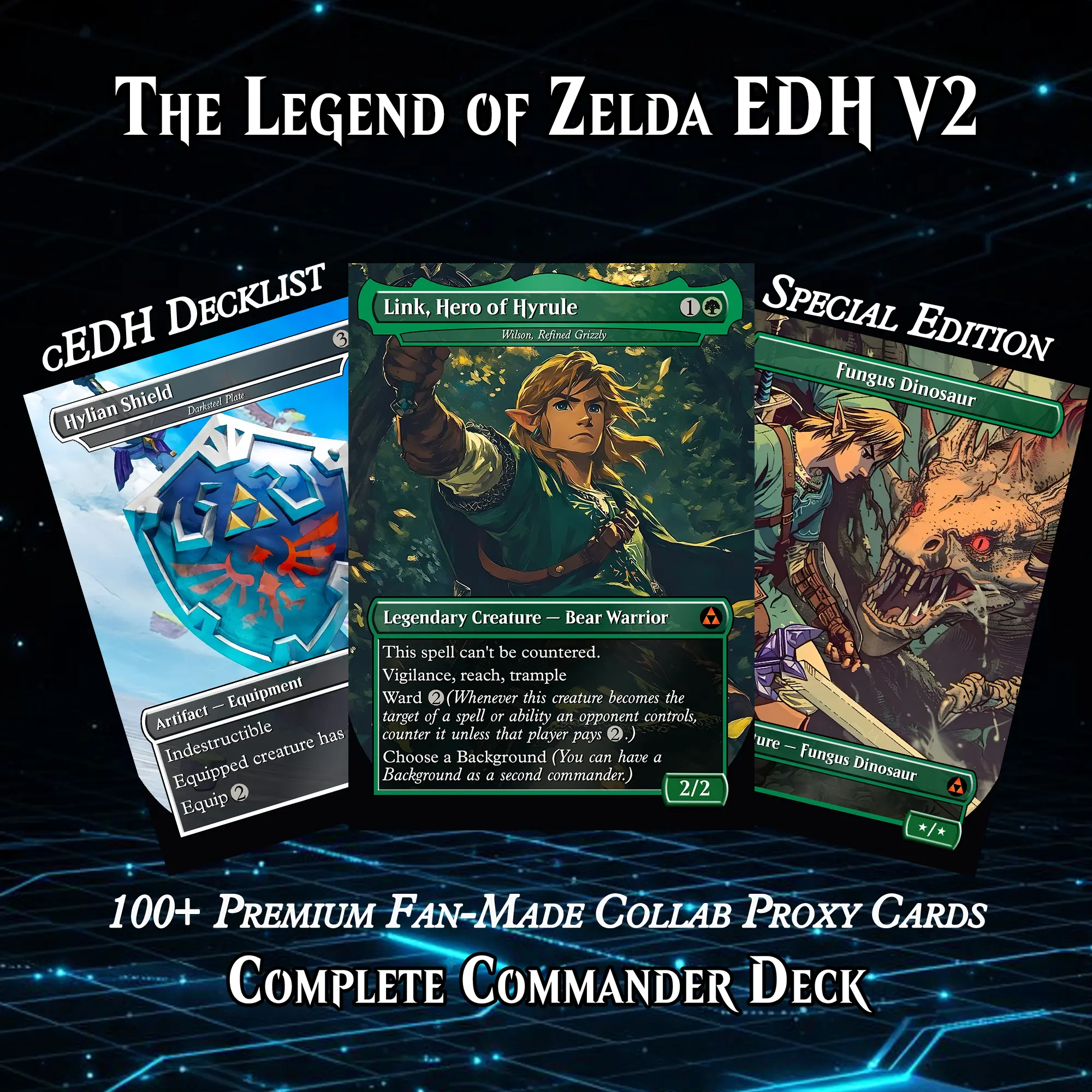 ️️ SAVIOR II – ANIME FANTASY MTG PROXY COMMANDER DECK