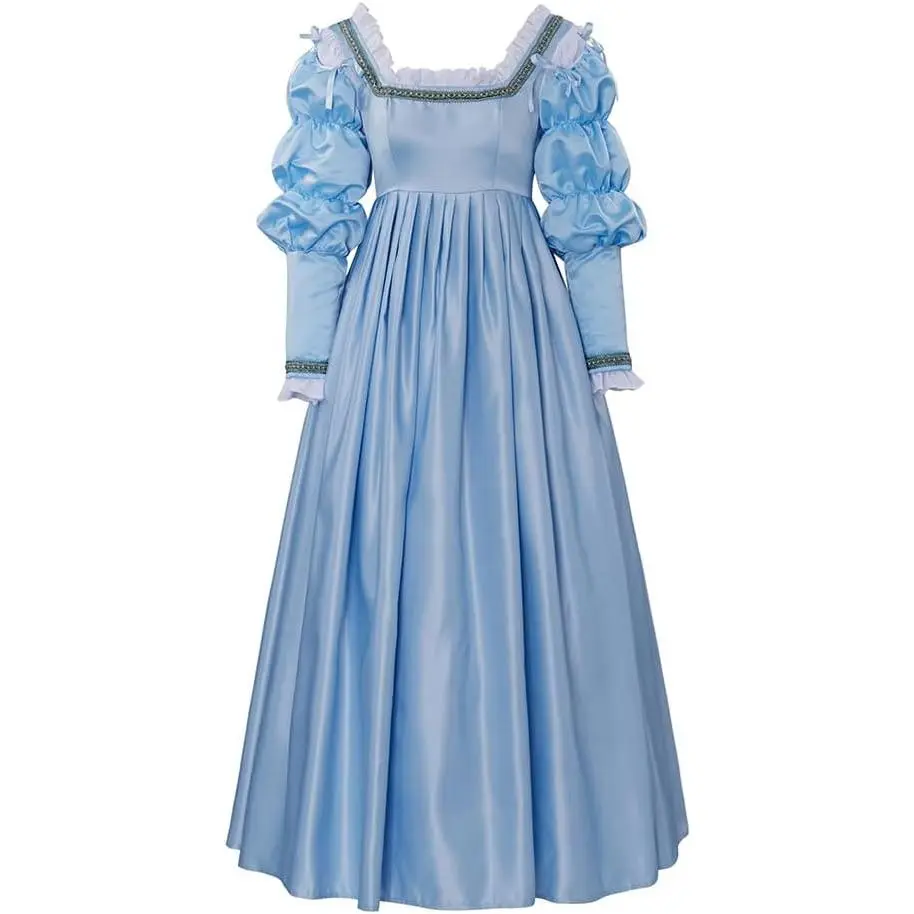 Tudor Renaissance Faire Dress Women's Tudor Dress Costume Medieval Royal Court Ball Gown
