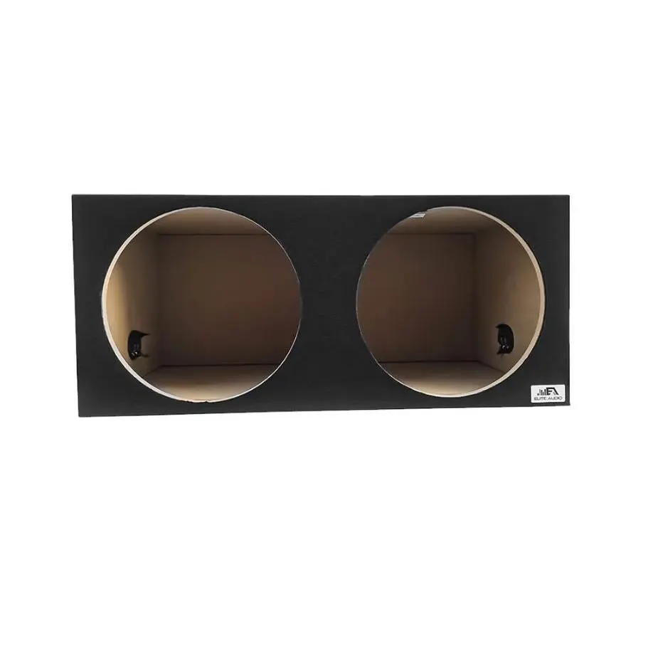 ELITE AUDIO EBOX-SSD15: Premium Sealed Single 15" Subwoofer Enclosure with OEM-Grade Plush Carpet, 3/4" Durable MDF Construction, High-Current Spring-Loaded Terminal Cups for Enhanced Bass & Sound Quality