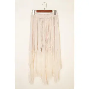 “Apricot Lace Skirt”