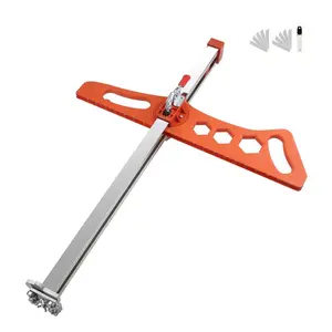 23-Wheel Laser Scale Gypsum Board Cutter - Dual Positioning Folding Tool with Hair Removal Design for Drywall, 81cm(31.89") Length, 1.5-60cm Cutting Width