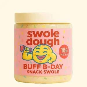 Swole Dough – Buff B-Day (High Protein Birthday Cake Dough Powder • 2 Servings) – 8oz