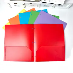 6 Color 3 Ring Binder Dividers, 6 American Letter Size Hole Punched Index Pages, Colored Binder Separators, School Office Document Organization