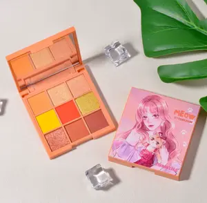 Meow Anime Girl 9 color Warm tones Eyeshadow palette