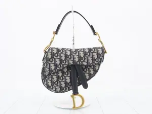 Pre-owned other Top Handle Bag Christian Dior Mini Saddle bag 12194868414/138437**