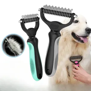 Pet Dematting and Grooming Comb for Dogs and Cats