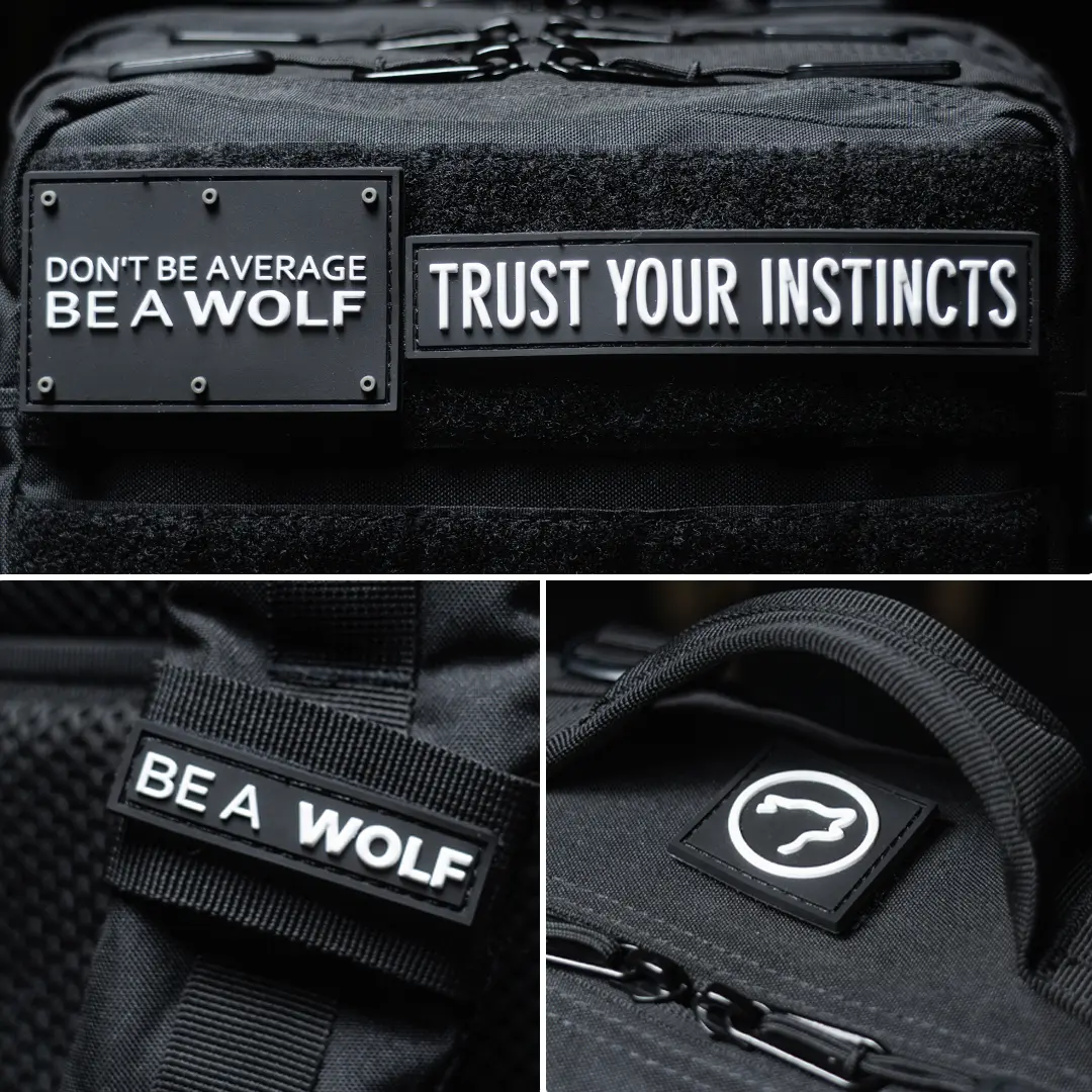 Black 25/35/45 Backpack Patch Kit