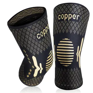 Copper Knee Support Sleeve – Compression Knee Brace for Pain Relief, Sports & Daily Use (Breathable & Non-Slip)