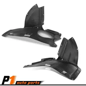 New Pair Front Driver & Passenger Side Front Section Fender Liners, Car Exterior Mud Flaps & Splash Guards, Compatible with 2006-2011 Audi A3